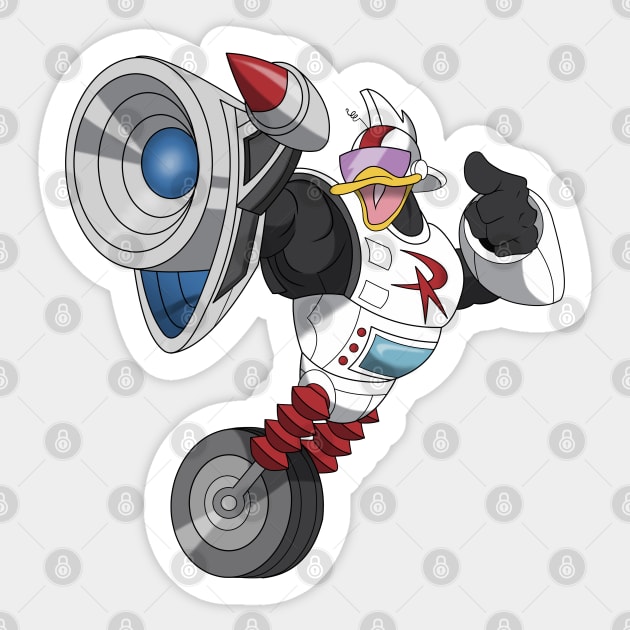 Gizmoduck Sticker by Nykos